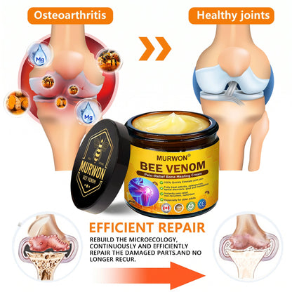 30% Discount🎁🎁|𝐌𝐔𝐑𝐖𝐎𝐍® Bee Venom Pain-Relief Bone Healing Cream ✨✨✨(Specially for older adults)