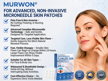 👩‍⚕️💯 𝙊𝙛𝙛𝙞𝙘𝙞𝙖𝙡 𝑺𝒕𝒐𝒓𝒆 | 𝑴𝑼𝑹𝑾𝑶𝑵® 🌿 𝐌𝐢𝐜𝐫𝐨𝐧𝐞𝐞𝐝𝐥𝐞 𝐅𝐥𝐚𝐰𝐥𝐞𝐬𝐬 𝐒𝐤𝐢𝐧 & 𝐖𝐚𝐫𝐭 𝐑𝐞𝐦𝐨𝐯𝐚𝐥 𝐏𝐚𝐭𝐜𝐡 (𝐅𝐨𝐫 𝐬𝐤𝐢𝐧 𝐭𝐚𝐠𝐬, 𝐬𝐦𝐚𝐥𝐥 𝐠𝐫𝐨𝐰𝐭𝐡𝐬, 𝐰𝐚𝐫𝐭𝐬, 𝐦𝐨𝐥𝐞𝐬, 𝐚𝐠𝐞 𝐬𝐩𝐨𝐭𝐬 & 𝐩𝐢𝐠𝐦𝐞𝐧𝐭𝐚𝐭𝐢𝐨𝐧)🌿